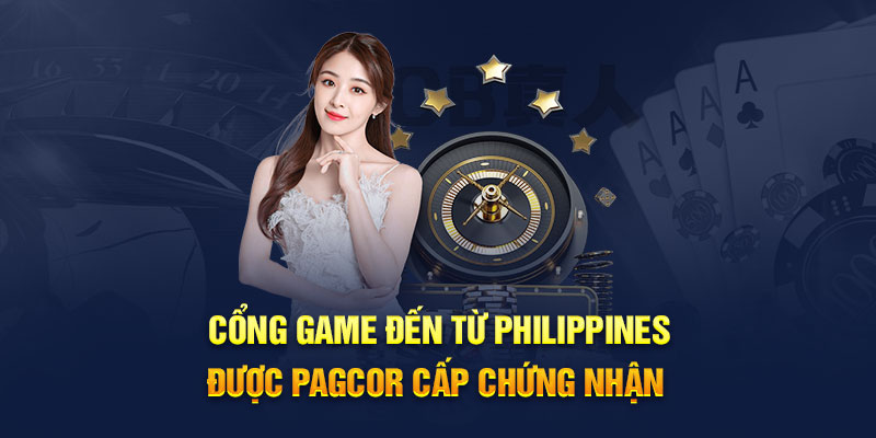 Cổng game đến từ Philippines được PAGCOR cấp chứng nhận 